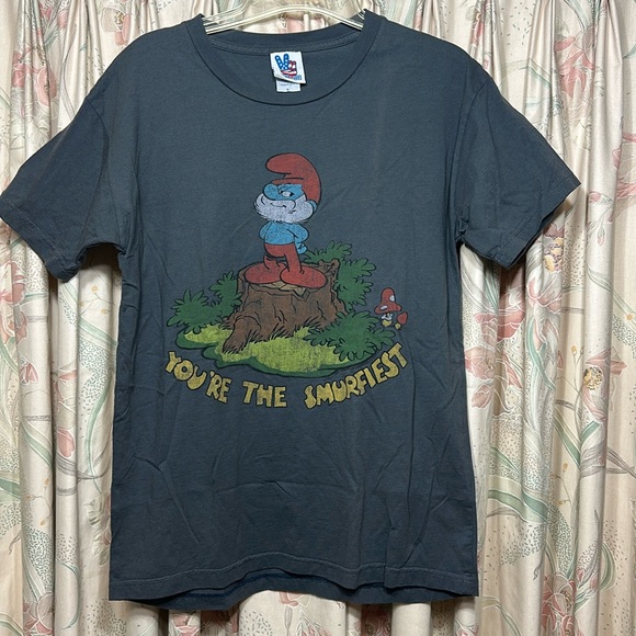 👕 Junk Food Papá Smurf. Tee size L - Picture 2 of 4
